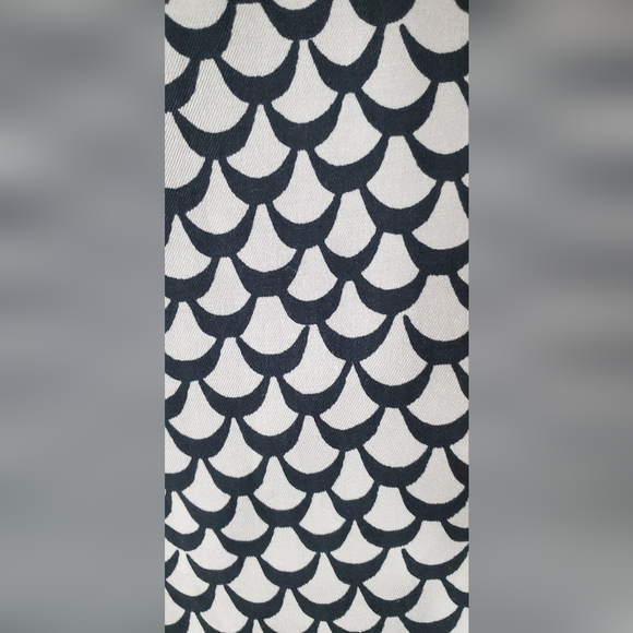 Rachel Roy Chic Black & Cream Patterned Belted Double Breasted Trench Coat XS - Picture 6 of 9